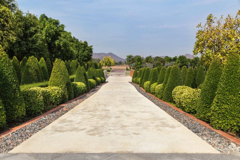 Garden with Shaped Hedges
